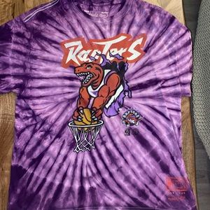 Raptors purple Tie-dye shirt
